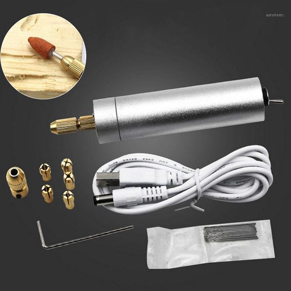 

micro mini electric drill sculpture grinder tools set, diy wood stone small crafts cutting drilling grinding engraving1