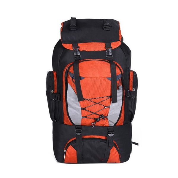 

80l sports day packs hiking backpack climbing hunting camping mountaineering rucksack bag outdoor waterproof nylon travel