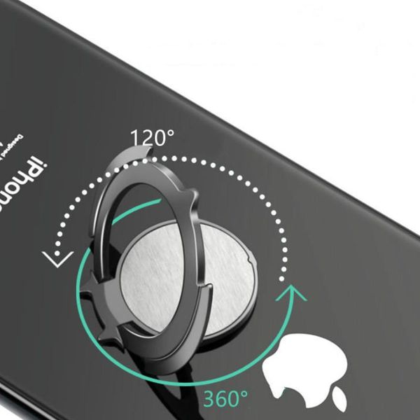 

finger ring mobile phone smartphone stand holder for iphone xs huawei samsung cell smart round phone ring holder car mount stand jllekr