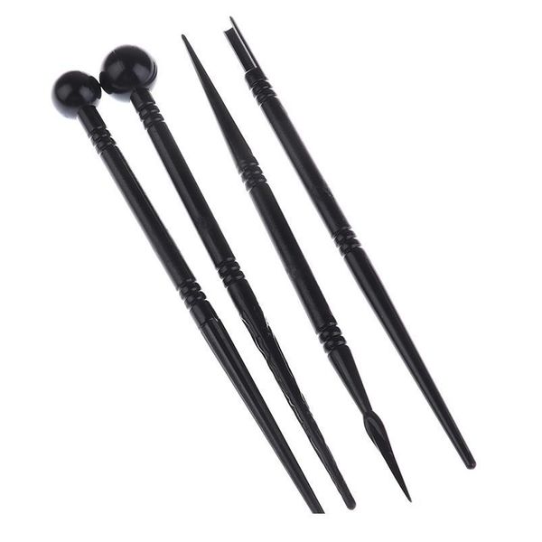 

4pcs multi-function color shape manual diy pill stick pottery tools ceramic polymer clay tools carving craft brush ceram jllurm