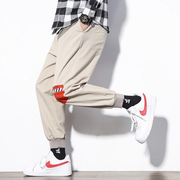 

m-5xl 2019 spring track pants men sweatpants mens joggers pants cargo camo tactical harem baggy men1, Black
