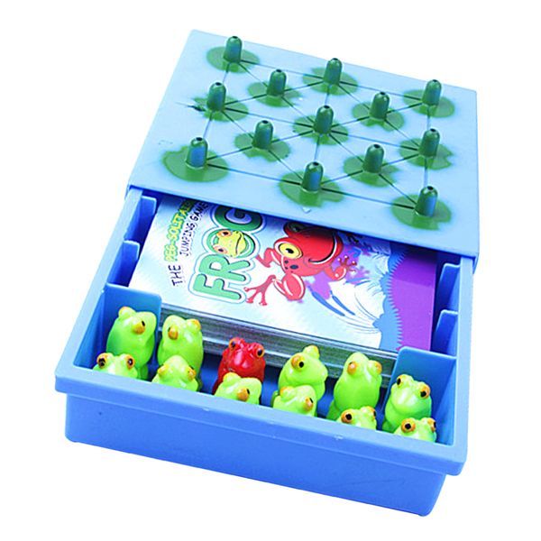

frog the peg solitaire jumping board game children intellect chess toys game