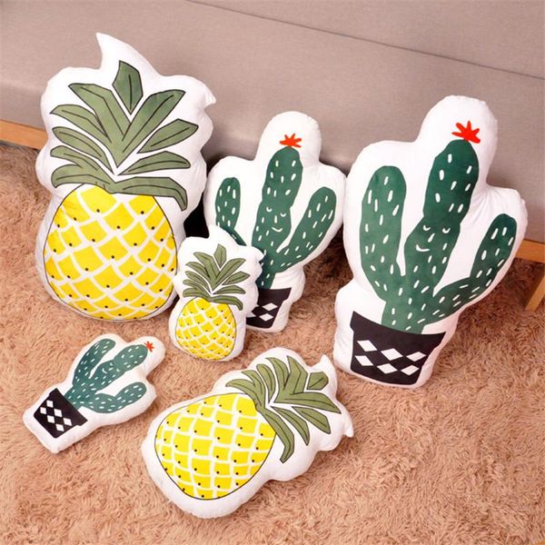 

cushion/decorative pillow personalized gift wholesale lovely sofa cushion plant pineapple cactus car bedroom home decor housewear