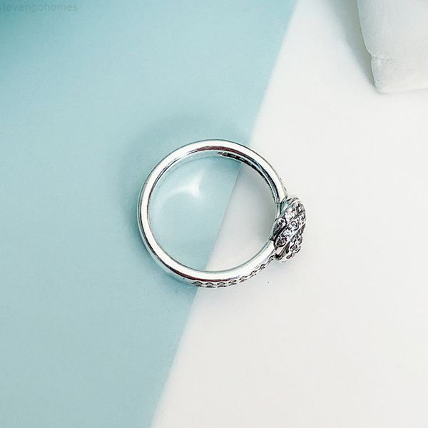 

factory37kubox shimmering knot ring women's wedding jewelry with for real sterling silver cz diamond rings high quality, Slivery;golden