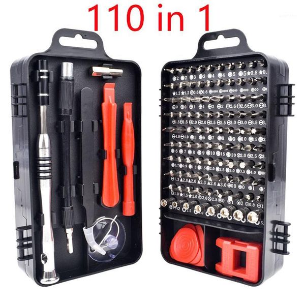 

screwdriver set 110 in 1 magnetic screwdriver bit torx multi-function mobile phone repair tools kit electronic device hand tool1