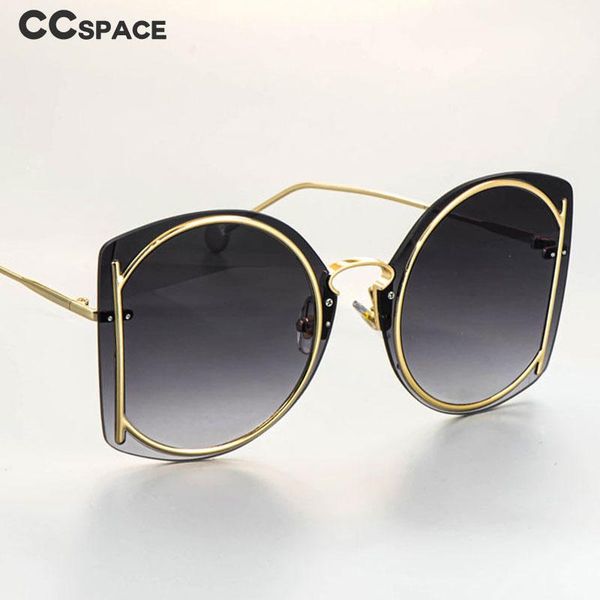 

sunglasses 47048 luxury unique style @ men women fashion shades uv400 vintage glasses, White;black