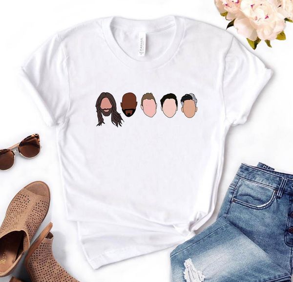 

queer eye fab 5 women tshirt cotton casual funny t shirt gift for lady yong girl tee pm-82, White
