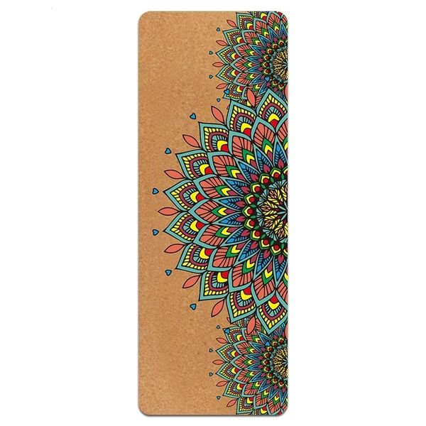 

72*24 inch natural rubber yoga mat printing ladies fitness mat pilates fitness exercise health high quality
