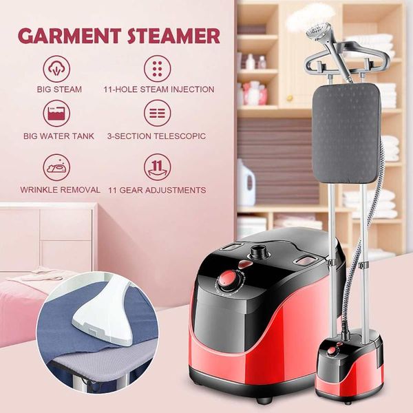 

220v 1800w garment steamer household handheld ironing machine 11 gear adjustable vertical flat steam iron clothes steamer