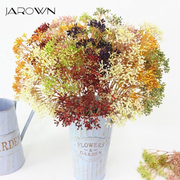 

jarown simulation gypsophila plastic flowers artificial plant soft rubber fruit fake flower wedding home decorative flores