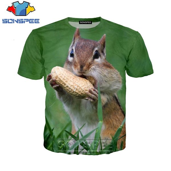 

squirrel new cute chipmunk 3d print shirts aesthetic kawaii funny men clothing