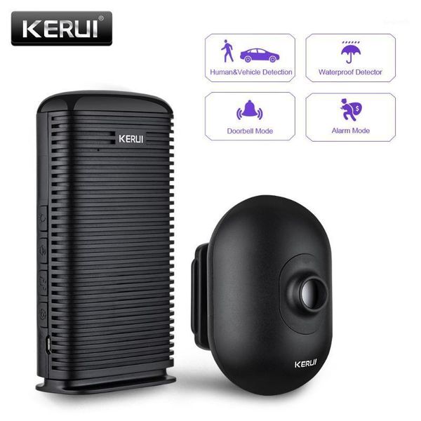 

kerui dw9 outdoor wireless home security alarm waterproof pir motion infrared detector driveway garage vehicle burglar alarm1