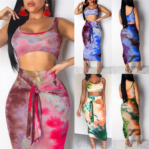 

женщины cousssuit 2-х частей женские створы урожая вершины бодиконки юбка клуб набор вечеринка праздничная пляжная одежда, Gray