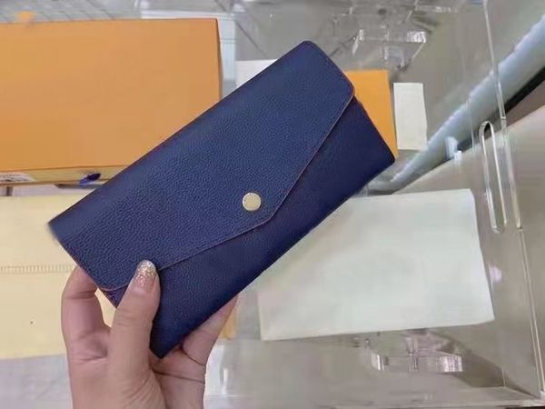 

designer brand new trend flower leather women's wallet with 16 credit card slots, Red;black