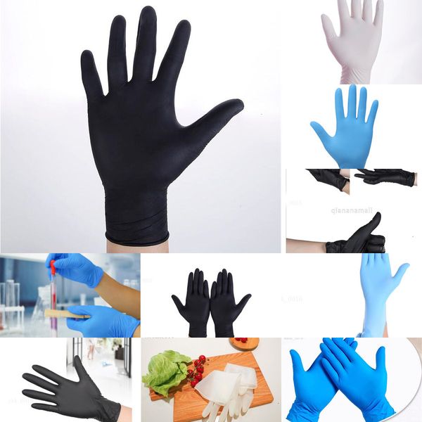 

disposable clean nitrile elastic household static 100factory original food laboratory cleaning rubber gloves r1184-1 1iks