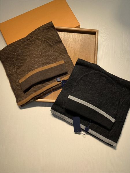 

new wool hat scarf sets designers bone cap men women couple two-piece suit designs beanie scarfs hats, Blue;gray