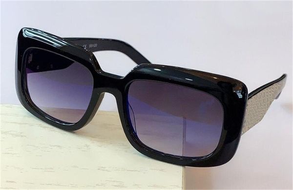 

new fashion design sunglasses z1395e square frame printing temples avant-garde fashion decorative glasses uv400 lens quality, White;black