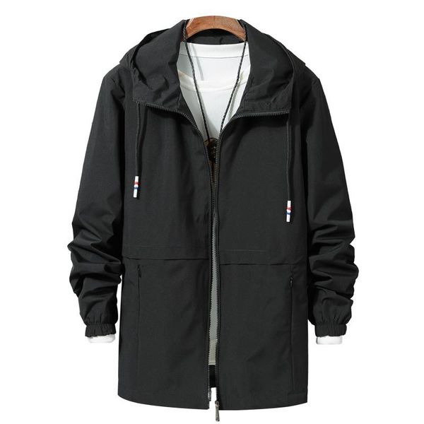

men's jackets plus size 8xl male jacket spring autumn brand waterproof windproof men coat mens windbreaker 8 color, Black;brown