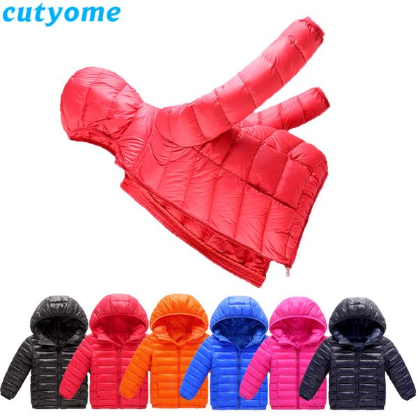 

child winter jacket coats for girls toddler kids solid cotton-padded hooded light parka coat teenage boys outerwear jackets 10 c1021, Blue;gray