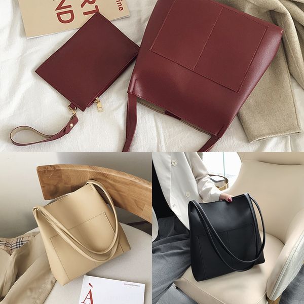 

модные женские плечо bagfashionable портативный сдвоенного пакера мать мешок осень зима 2019 новый одно плечо ведро мешок uzsxm