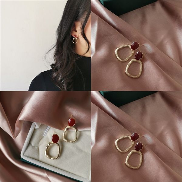 

eipa metallic purple 18k mm huge size baroque shaped plate pearl long genuine gold freshwater earring earrings studs sterling, Golden