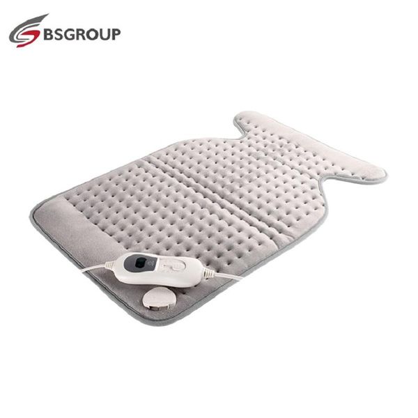 

large 63*42cm 100w microplush neck and shoulder wrap electric heating pad 220v - 240v winter warmer back pain relief eu plug