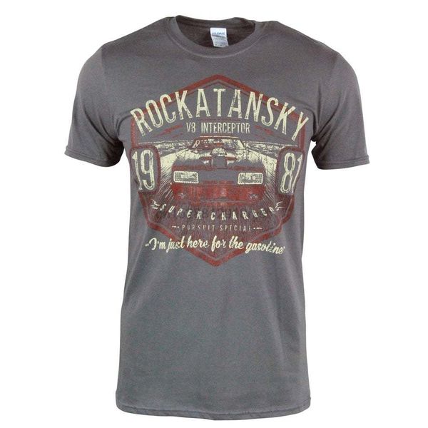 

retro mad max rockatansky v8 interceptor car grey new 1981 wholesale tees tee sport sweatshirt hoodie t shirt
