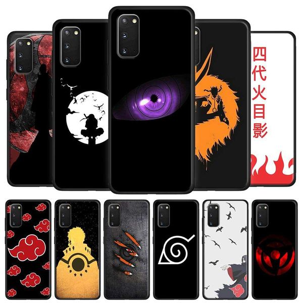 

samsung galaxy s20 ultra s10 5g s8 s9 s10 s20 plus s10e s10 lite mobile phone cover black brand naruto soft cover