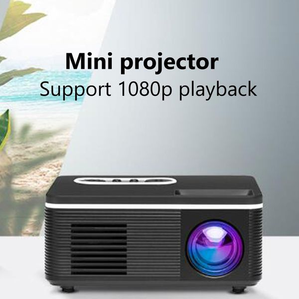 

814 led mini projector portable projector usb home media projector 1080p player