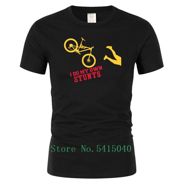 

i do my own stunts funny mountain biking t shirt short sleeve round collar t shirt black tshirt tees sport hooded sweatshirt hoodie
