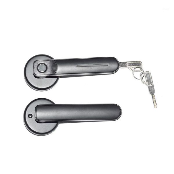

zinc alloy smart fingerprint lock electric fingerprint door lock 20 users with mechanical key for indoor home used1
