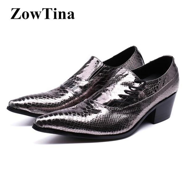 

vinatge silver leather men oxford shoes lace up formal dress flats wedding shoes large size 46 zapatilla hombre pointed toe shoe, Black