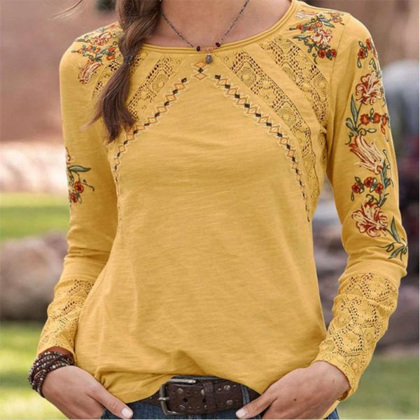 

2020 autumn women's new solid color pattern hollow t-shirt, Black;gray