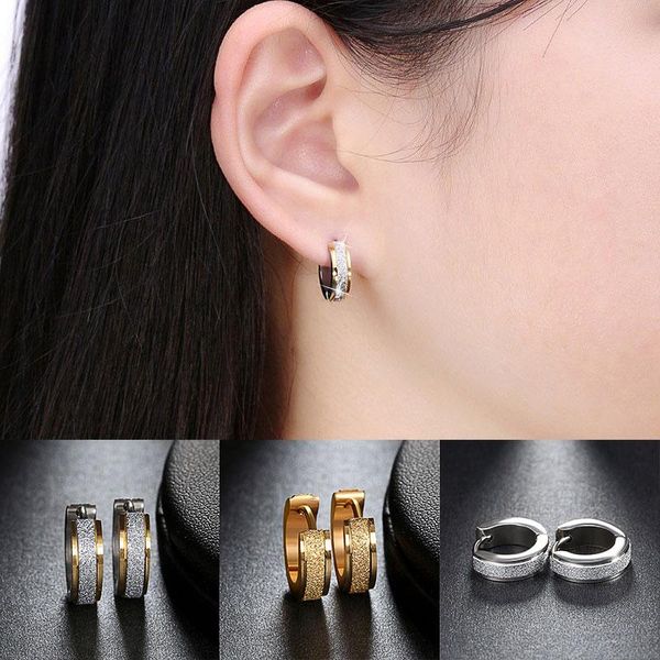 

charm fashion punk style simple crystal stud earrings round shiny women wedding jewerly bridal engagement earring gifts, Golden