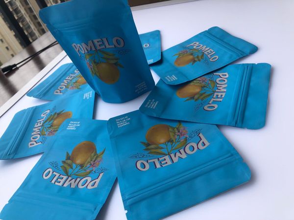 

bags blue 3.5g packaging edibles label mylar bag local empty cookies back stickers pomelo hologram bags and yxlcs jjxh
