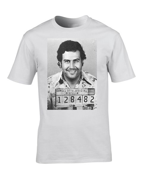 

спорт 2019 new summer man tee shirt escobar el патрульного delprison mugshot мужская тенниска смешные tshirt