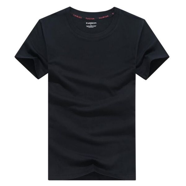 

2021 new t-shirts male men summer tee shirt plain cotton short tees z7wl, White;black