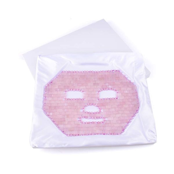 

rose quartz mask, therapy face mask that is the perfect tool for depuffing, anti-aging and eliminating bags under the eyes and dark circles