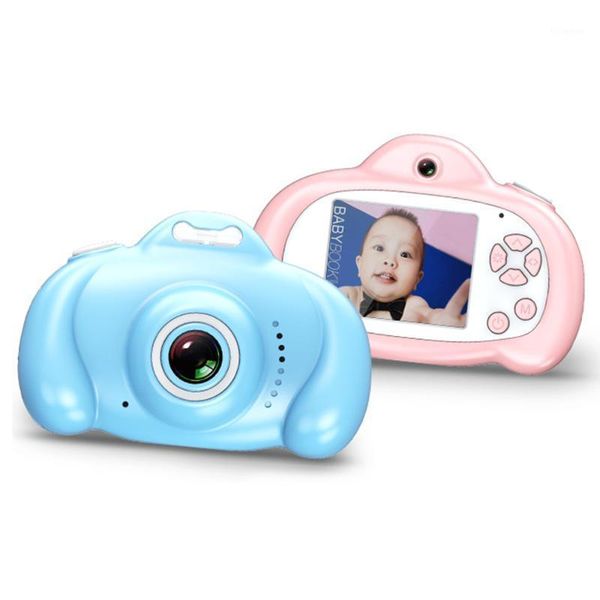 

newly color screen dual lens children mini cute digital camera 1080p hd child toys video recorder camcorder baby ip camera1