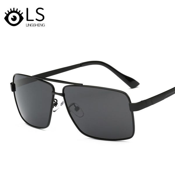 

ls retro sunglasses polarized driving glasses classic polarizer men's sunglasses big frame mens wholesale yg037, White;black