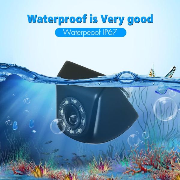 

factory ccd hd rearview waterproof night vision 170 degree wide angle luxur car rear view camera reversing backup camera 8led