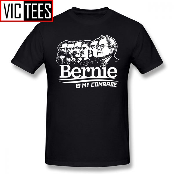 

mens stalin t shirts bernie sanders is my comrade t shirt summer tee shirt men cute xxx printed tshirt sport hooded sweatshirt hoodie
