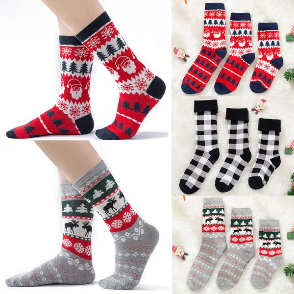 

2020 new family matching socks parent-child christmas socks cotton winter autumn adults baby girls boys kids socks oc6