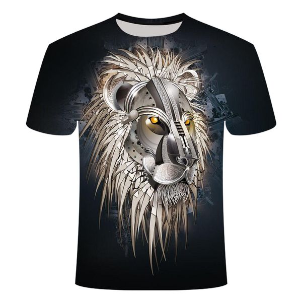 

animal lion camiseta 3d tiger 3d print shirts humor hippie comics men clothing