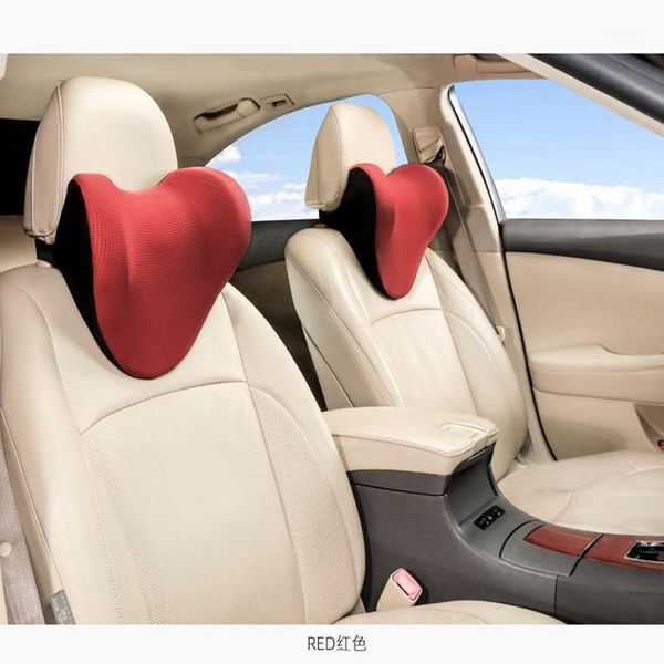 

memory foam car headrest universal car seat headrest black seat neck rest cushion comfortable sleeping1