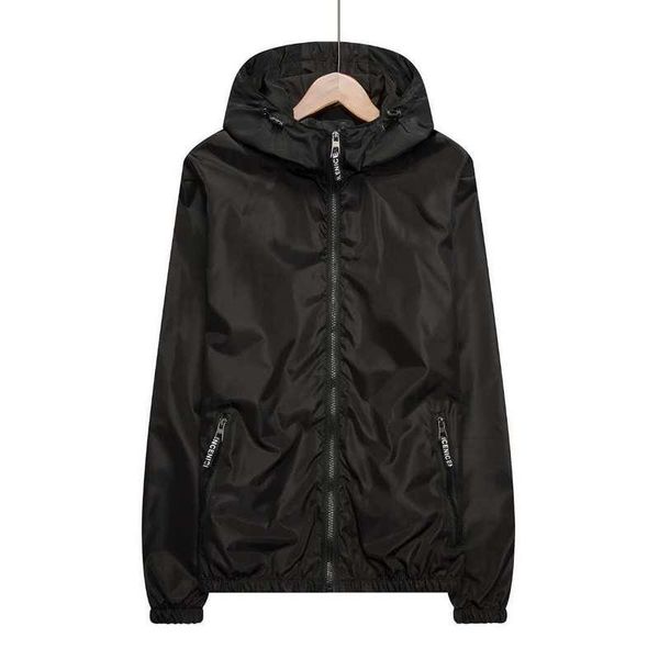 

spring and summer new high mountain star jacket men's street windbreaker hoodie zipper thin jacke big size men's casual jacket, Black;brown