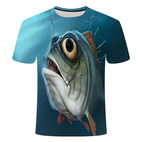 

men leisure fish printed asian 3d print shirts hentai oversized graphic men clothing
