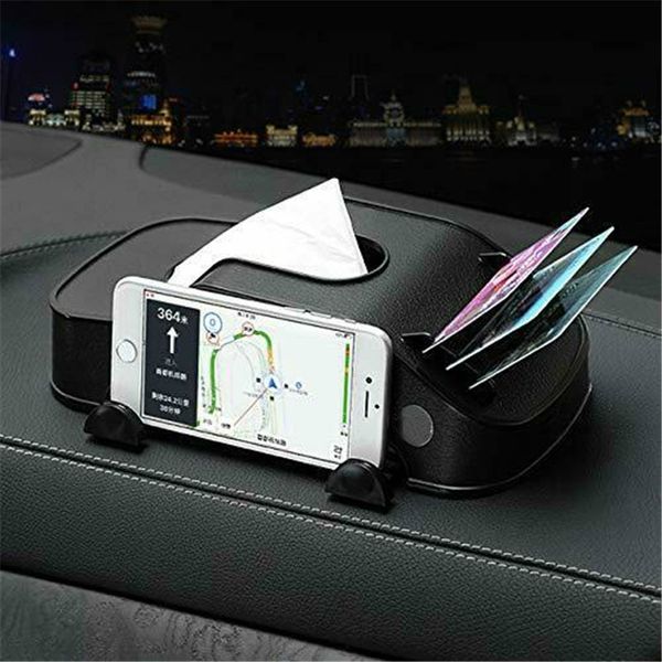 

universal multi-function car tissue box mobile phone bracket holder stand fashion creative funny shape automobiles interior bags