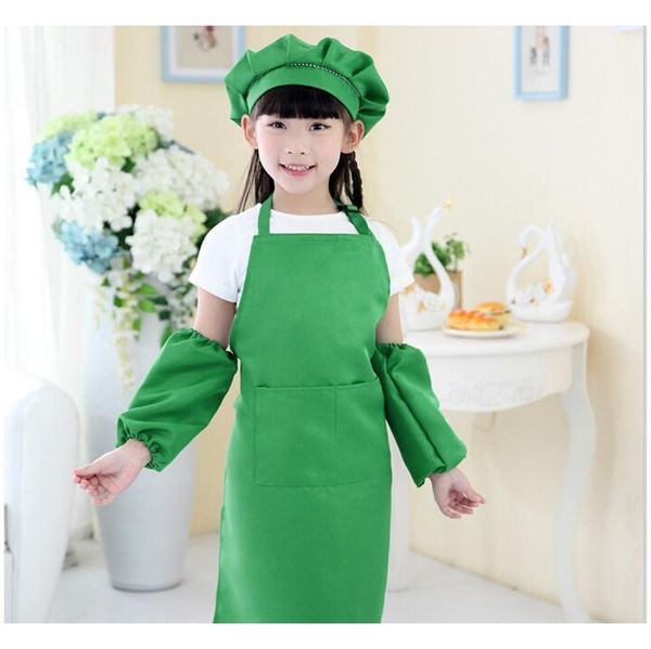 

kids aprons pocket craft cooking baking art painting kids kitchen dining bib children aprons kids aprons 15 colors jlliik mx_home
