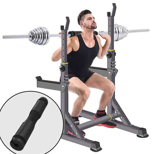 

fitness weightlifting shoulder pad cotton tube squat mat with two straps fitness squat pad shoulder straps two safety #10